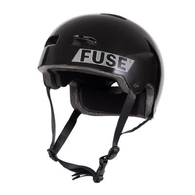 Шлем FUSE ALPHA Glossy Black (Глянцевый черный, L-XL)