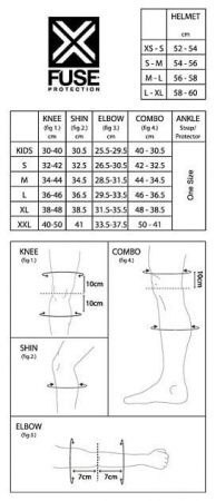 Защита колена/голени/щиколотки FUSE Delta 125 Combo