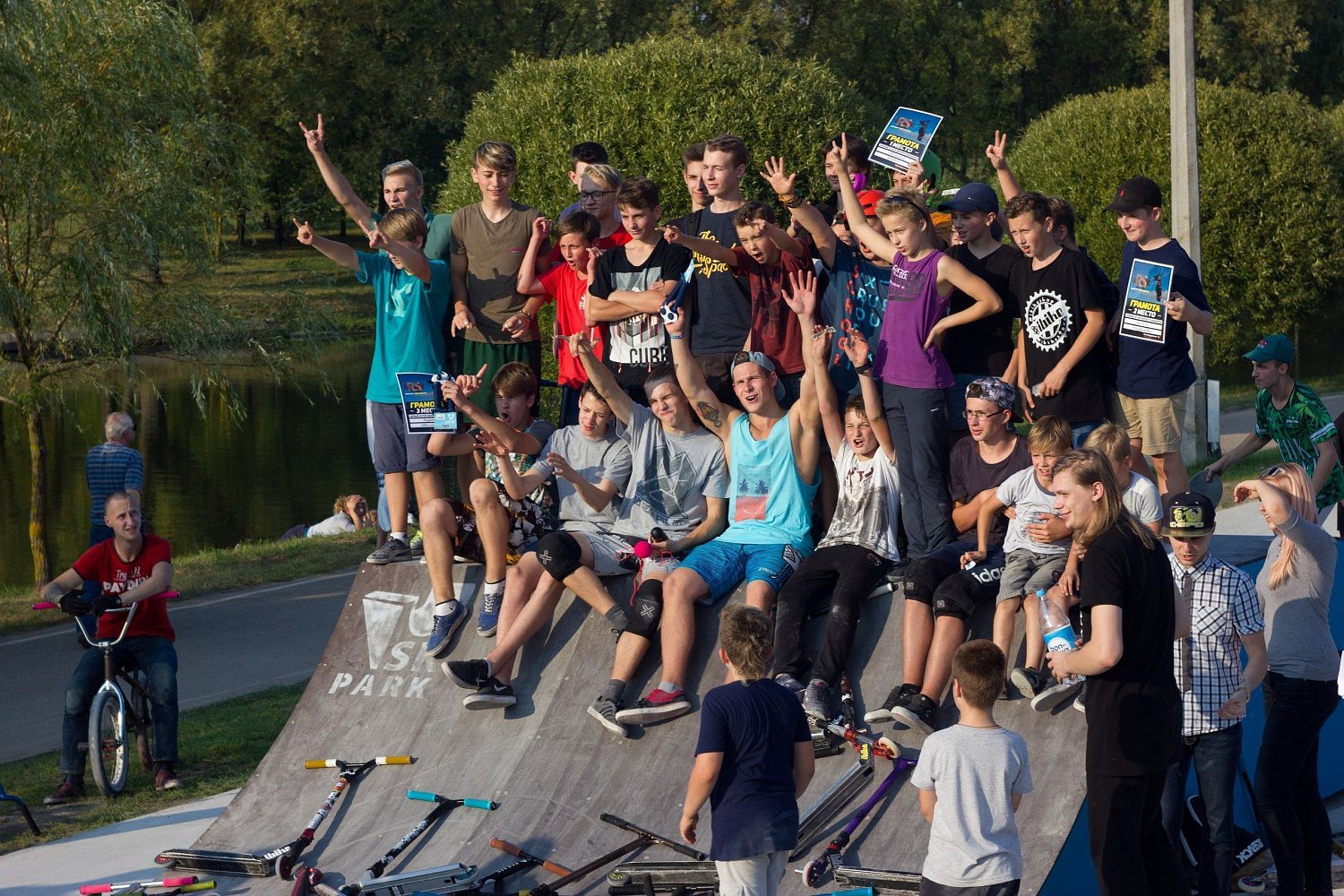 Мы организовали первый скутер-контест в Беларуси 2016