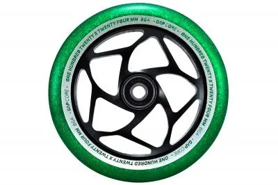 Колеса Blunt Gap Core (Черный/зеленый, 120х24мм)