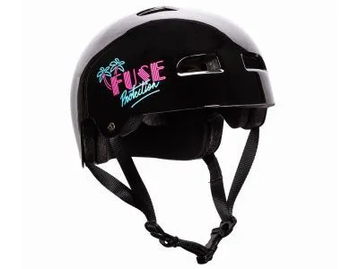 Шлем FUSE ALPHA Glossy Miami Black (Глянцевый черный, L-XL)
